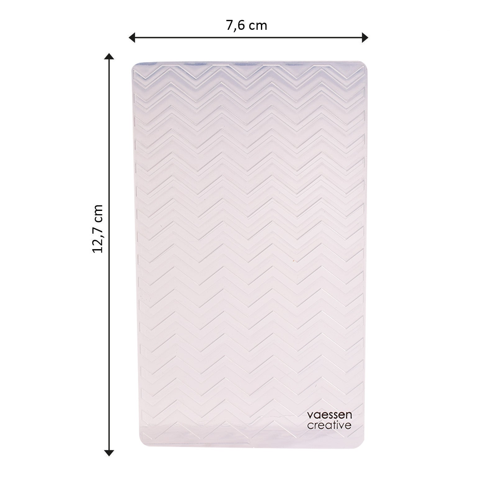 Vaessen creative • embossing folder zigzag lijn