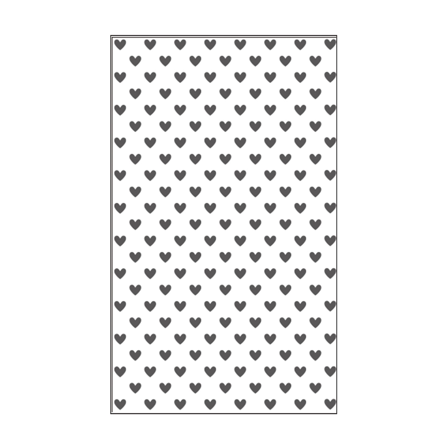 Vaessen creative • embossing folder kleine harten
