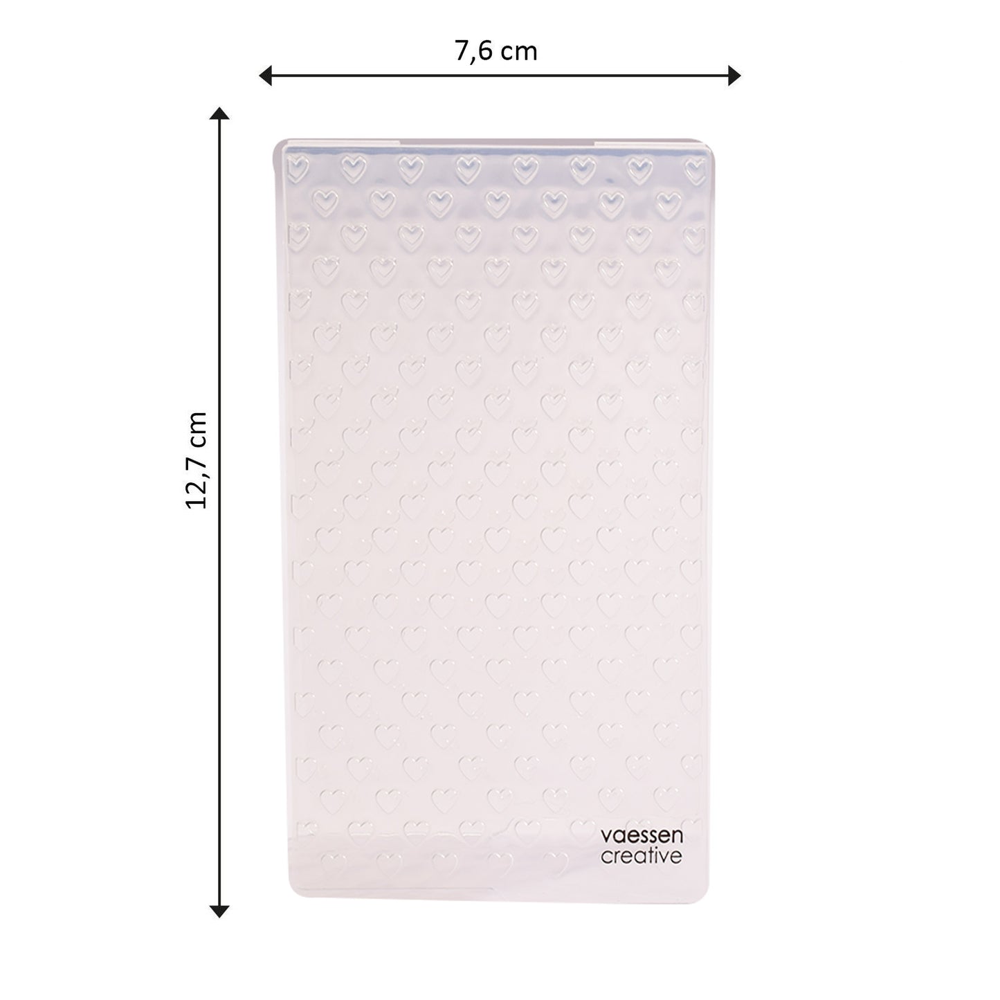 Vaessen creative • embossing folder kleine harten