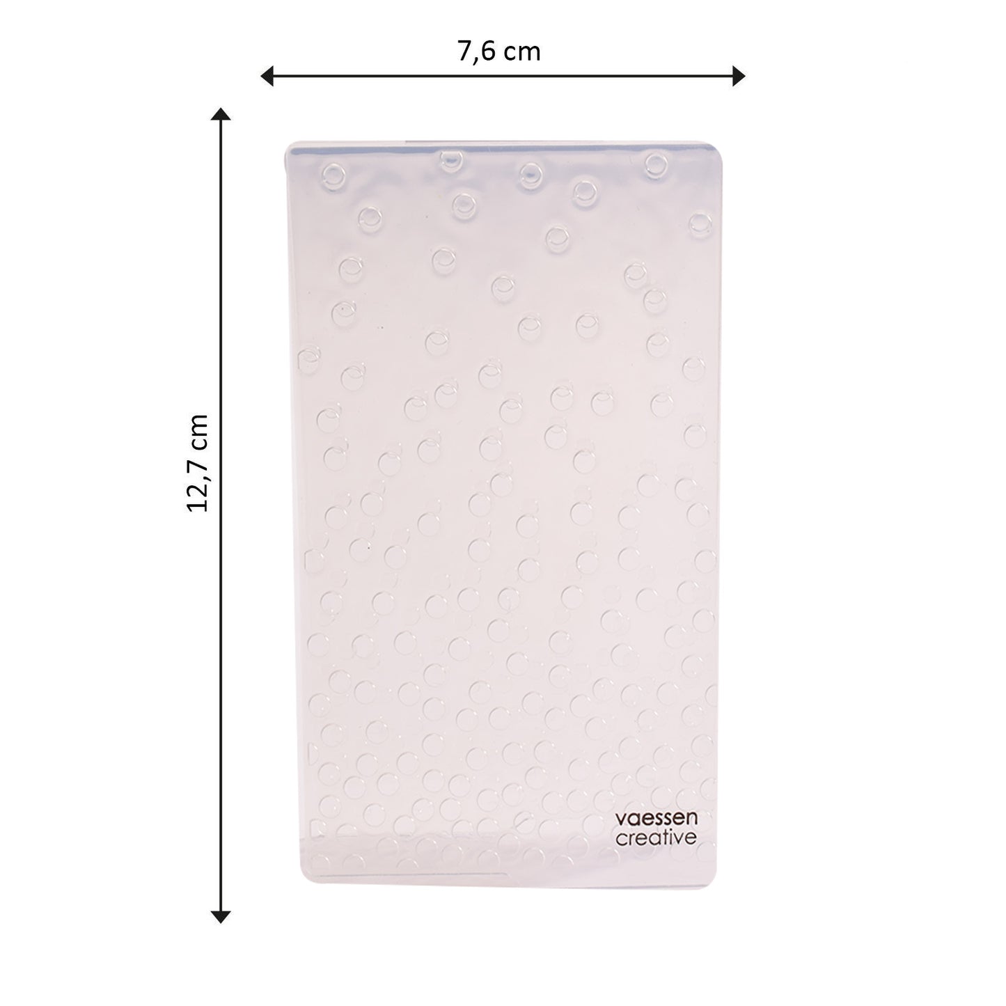 Vaessen creative • embossing folder vallende stippen
