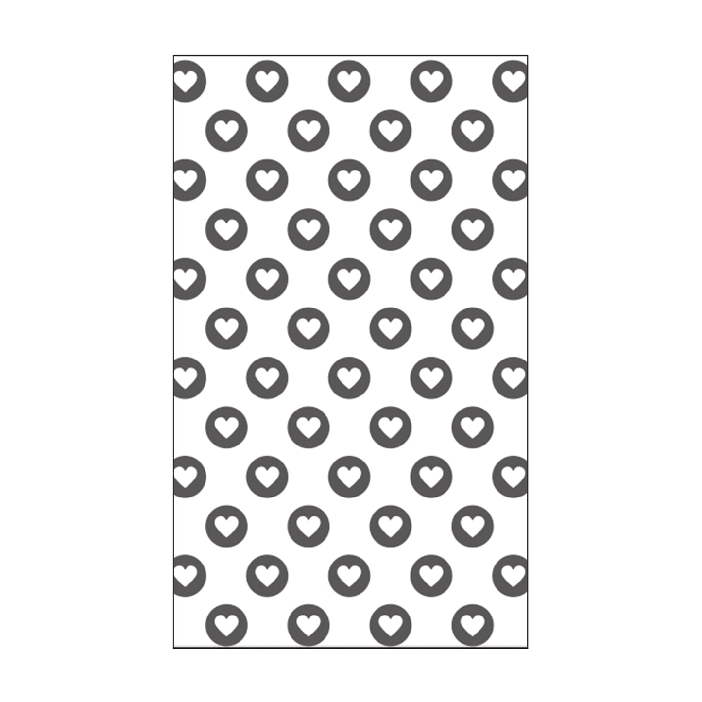 Vaessen creative • embossing folder hartbubbel
