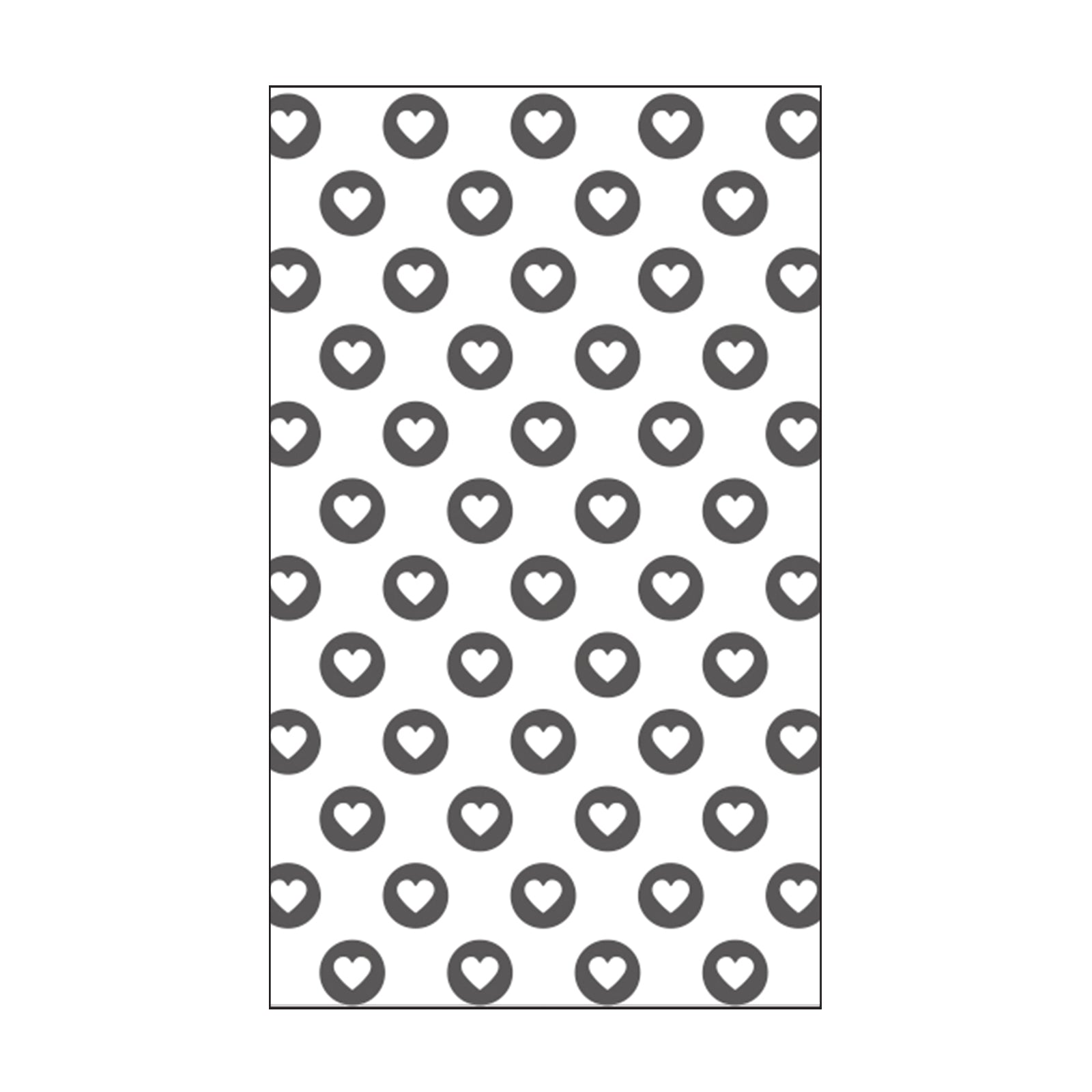Vaessen creative • embossing folder hartbubbel