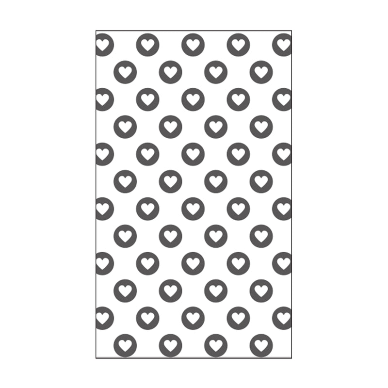 Vaessen creative • embossing folder hartbubbel
