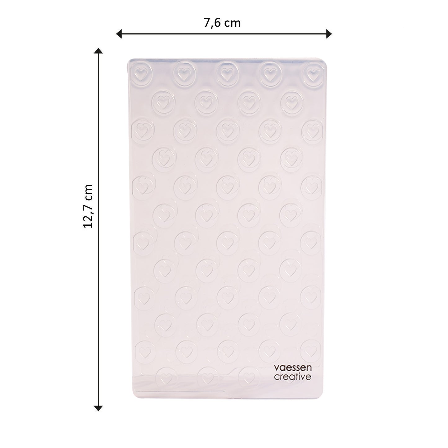 Vaessen creative • embossing folder hartbubbel