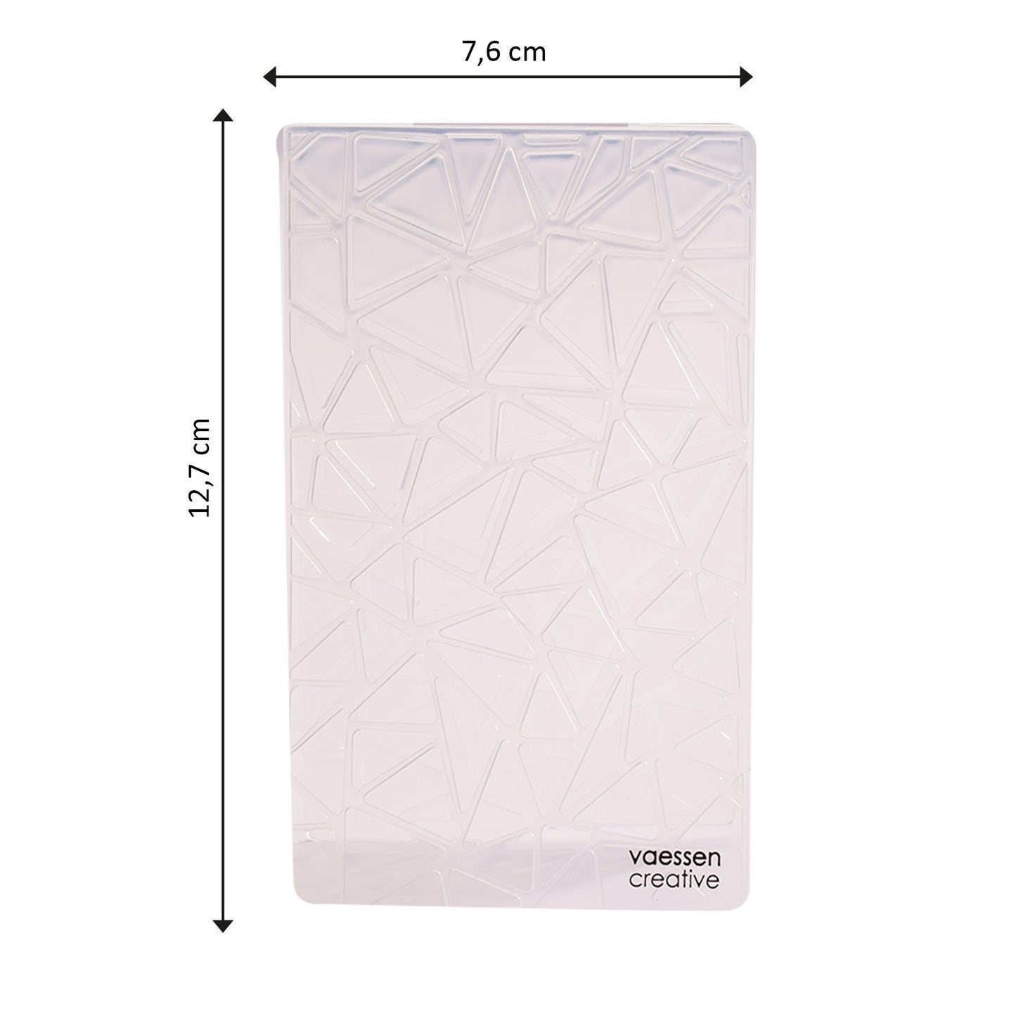 Vaessen creative • embossing folder driehoeken