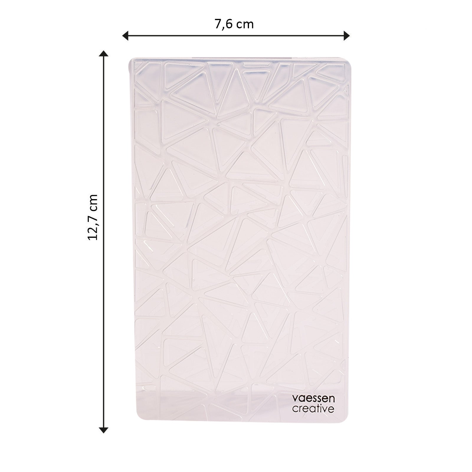 Vaessen creative • embossing folder driehoeken