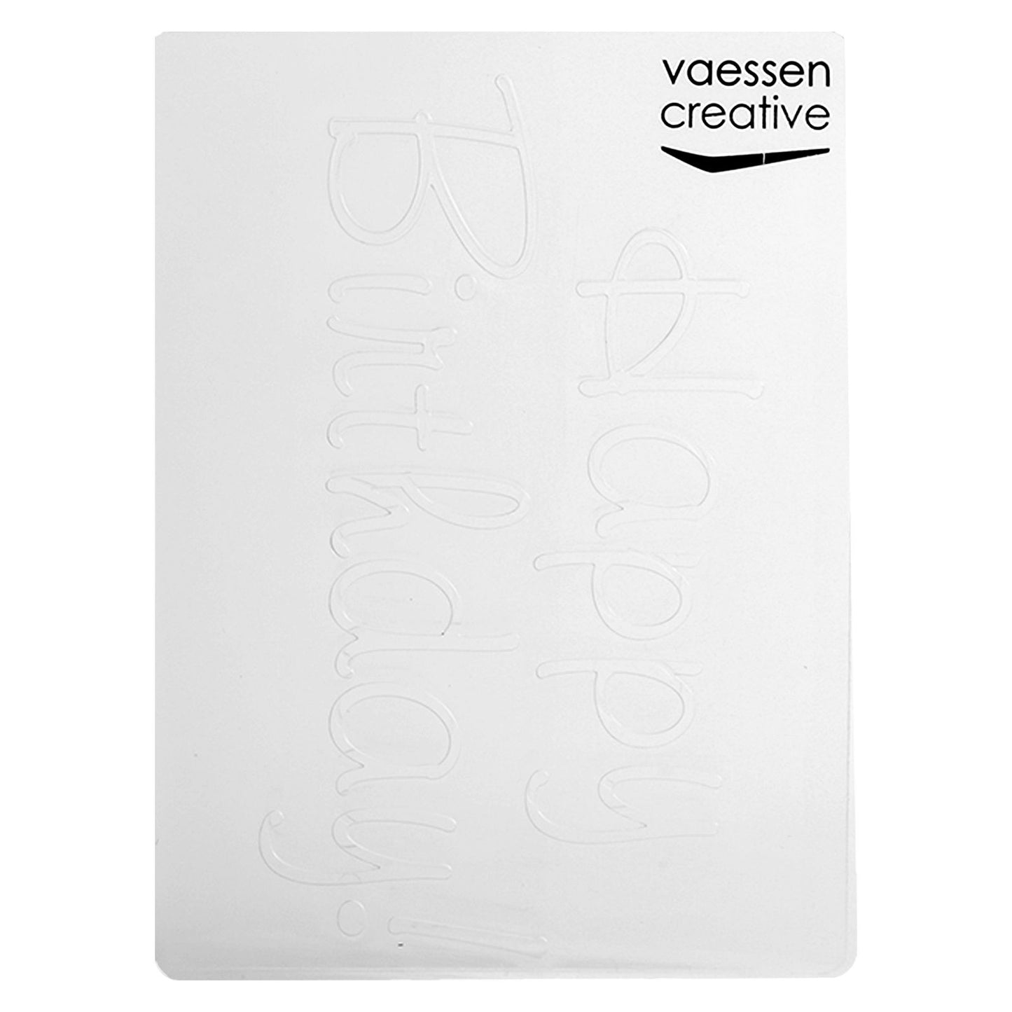 Vaessen creative • embossing folder happy birthday