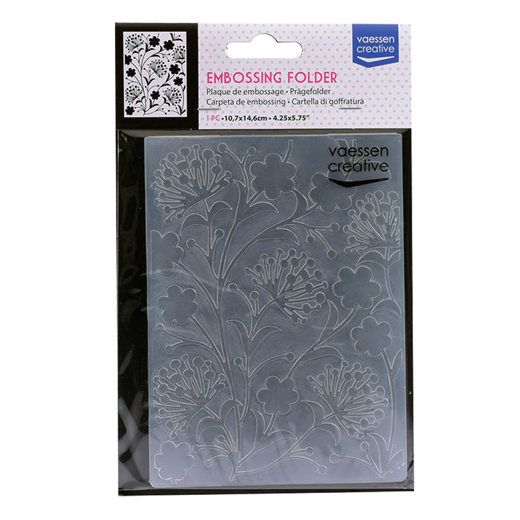 Vaessen creative • embossing folder paardenbloem
