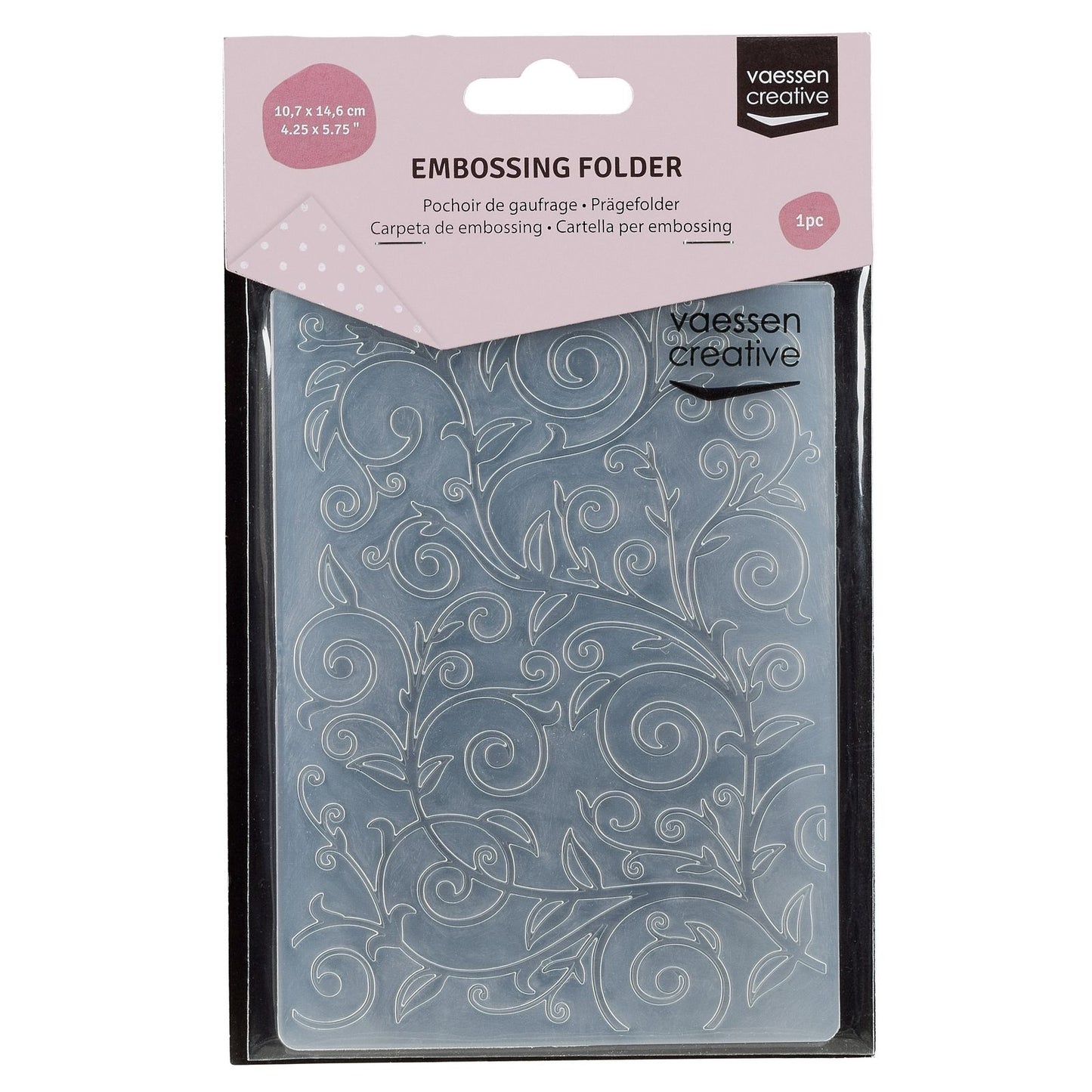 Vaessen creative • embossing folder wijnrank