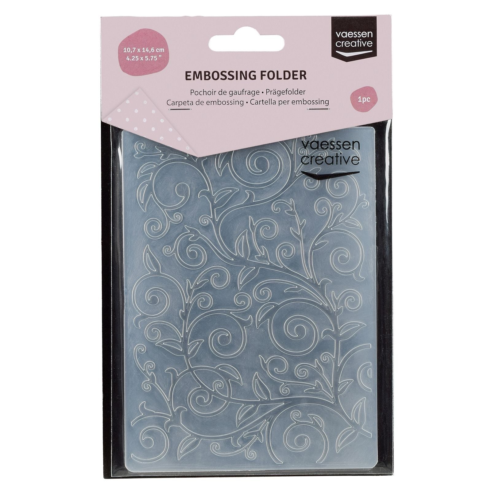 Vaessen creative • embossing folder wijnrank
