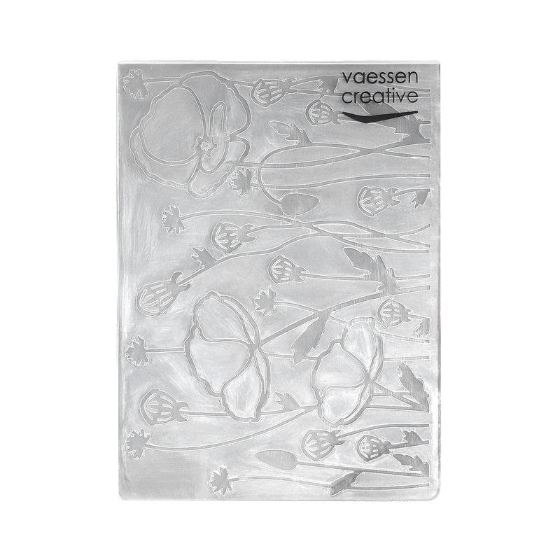 Vaessen creative • embossing folder klaproosveld