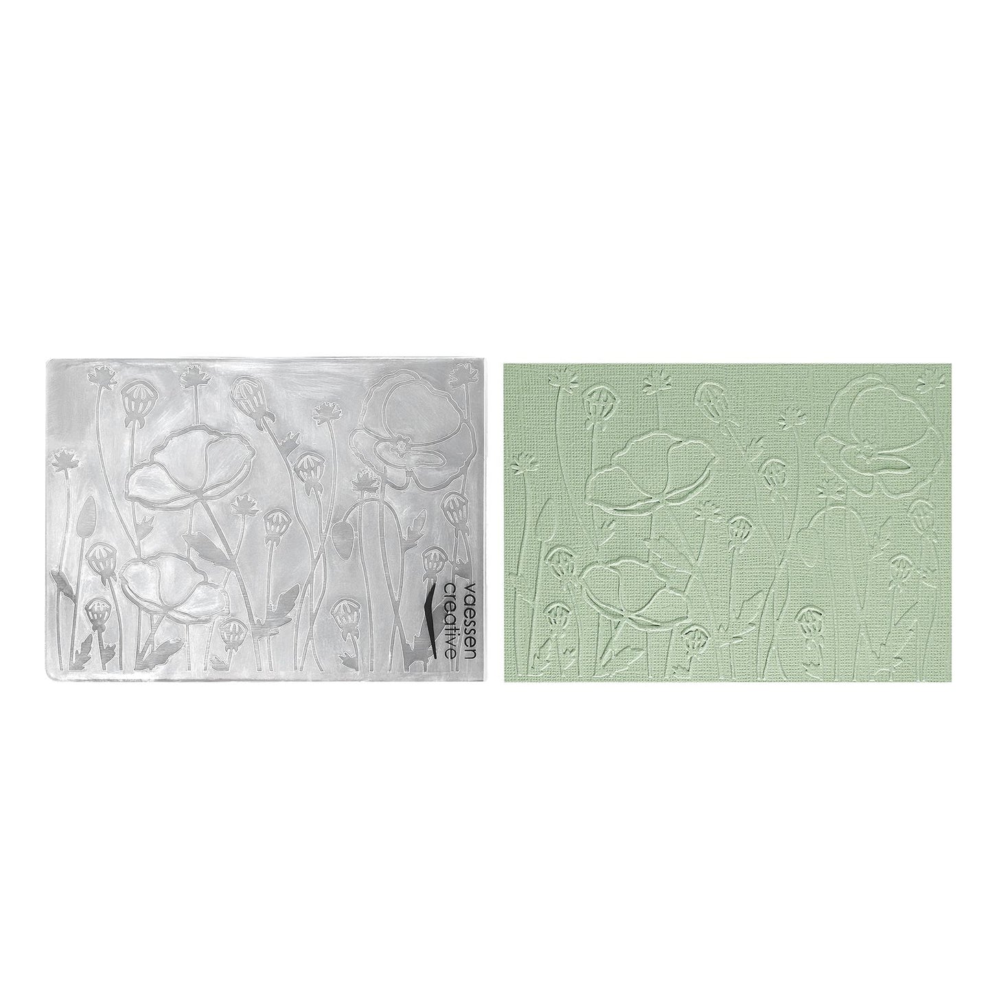 Vaessen creative • embossing folder klaproosveld