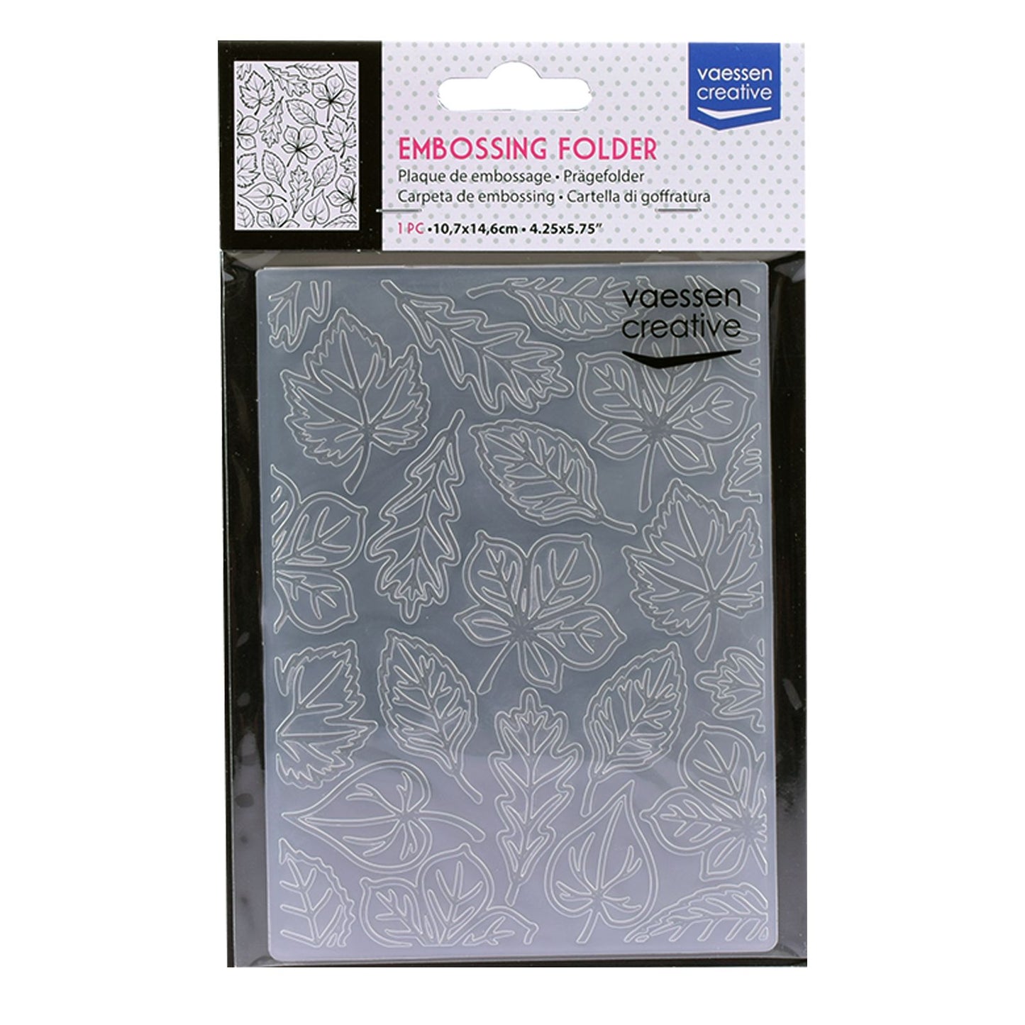 Vaessen creative • embossing folder gebladerte