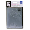 Vaessen creative • embossing folder kerstman vliegende slee