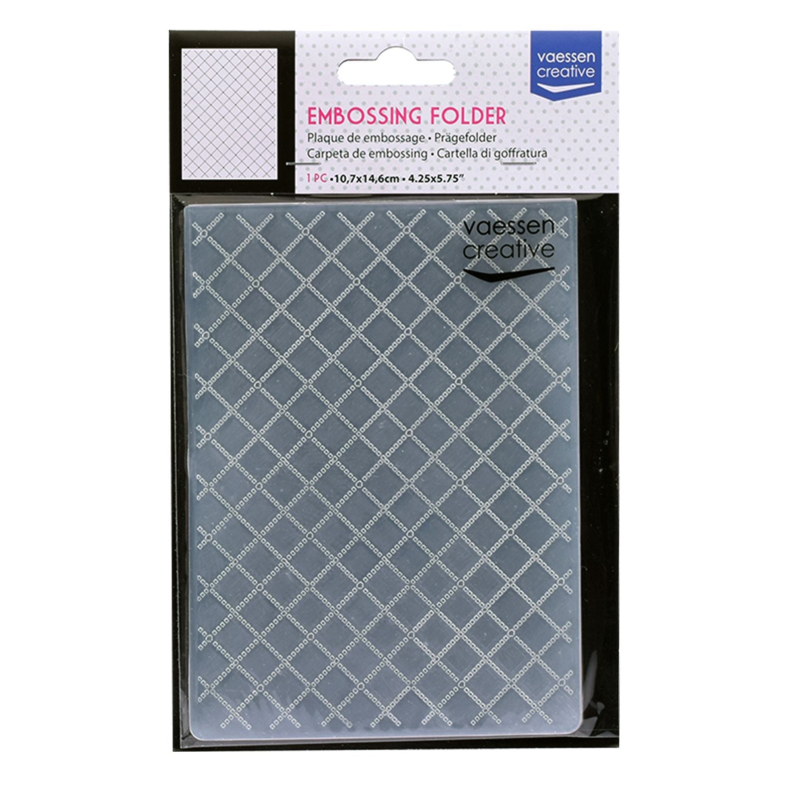 Vaessen creative • embossing folder gaashekwerk