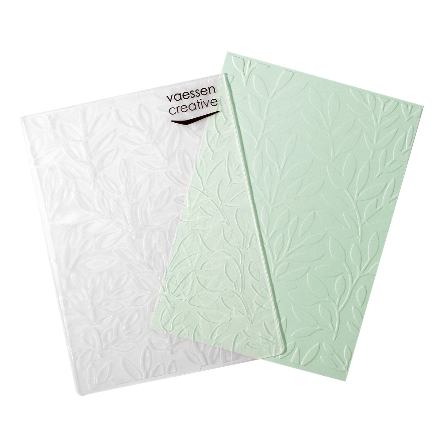 Vaessen creative • embossing folder takken met bladeren