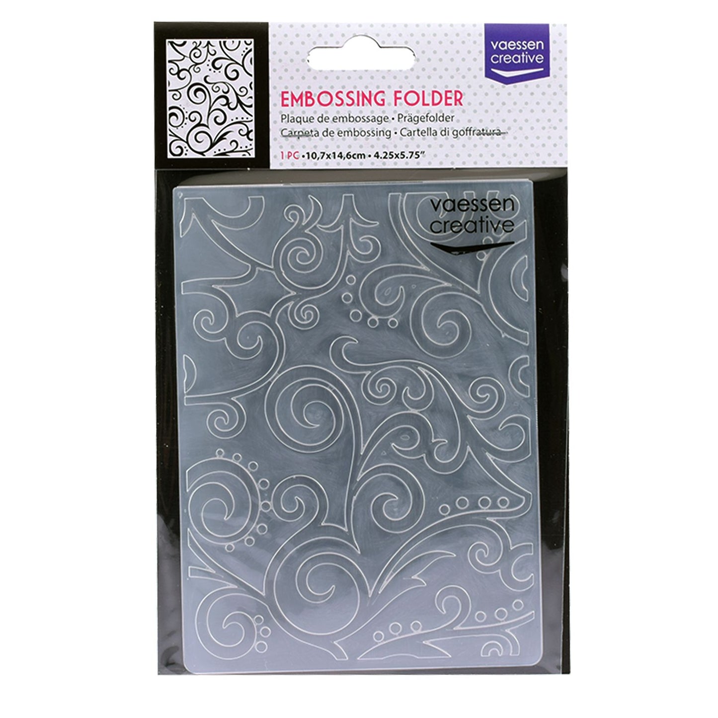 Vaessen creative • embossing folder sierlijke scroll