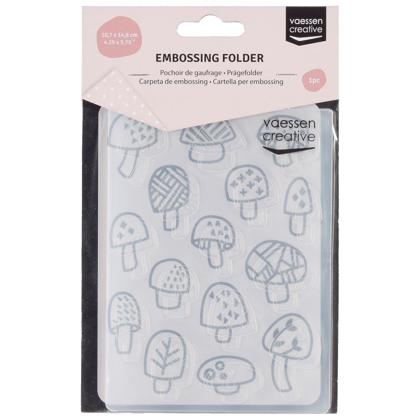 Vaessen creative • embossing folder paddestoel soorten