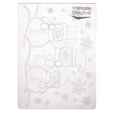 Vaessen creative • embossing folder sneeuwpoppen - afbeelding 2