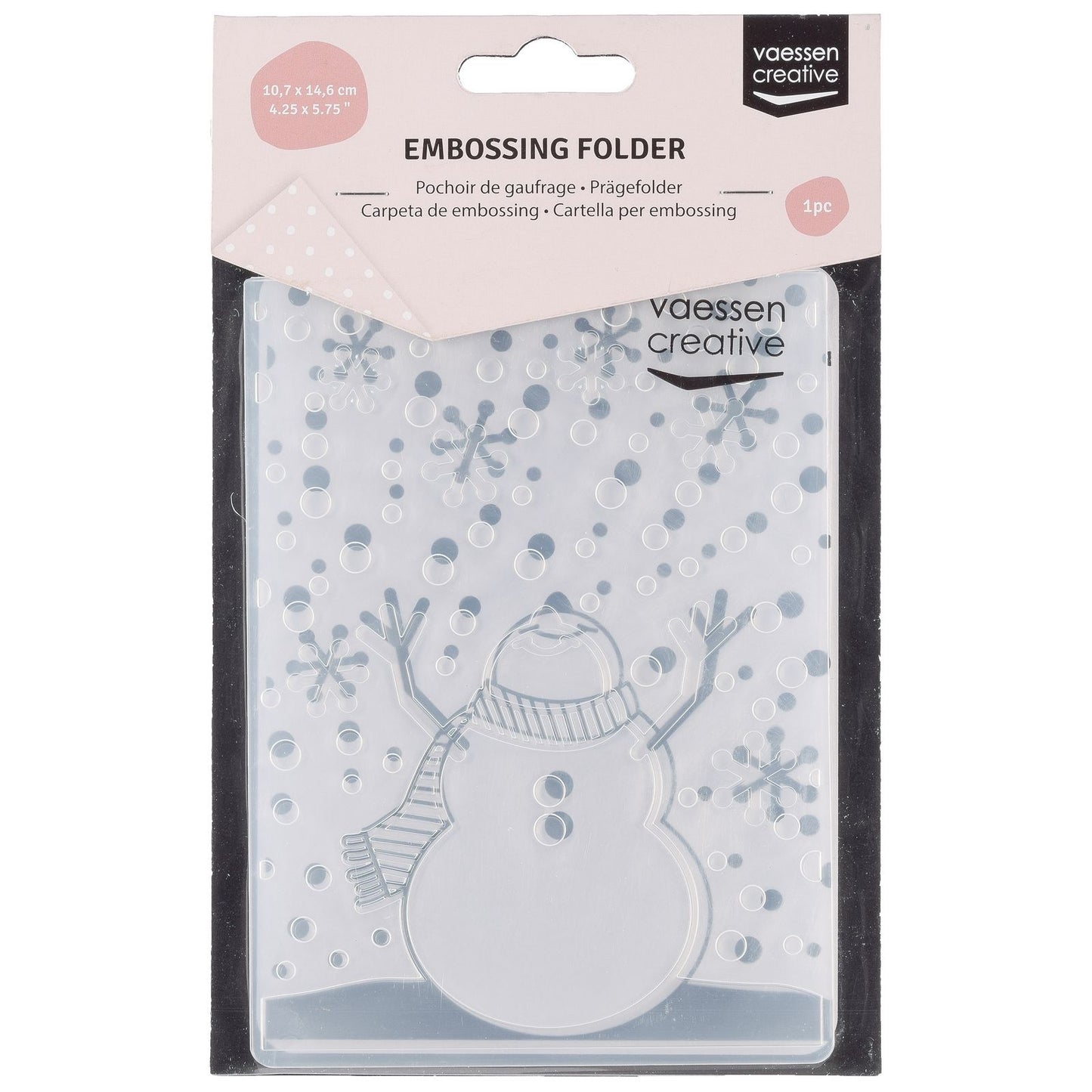 Vaessen creative • embossing folder sneeuwpop