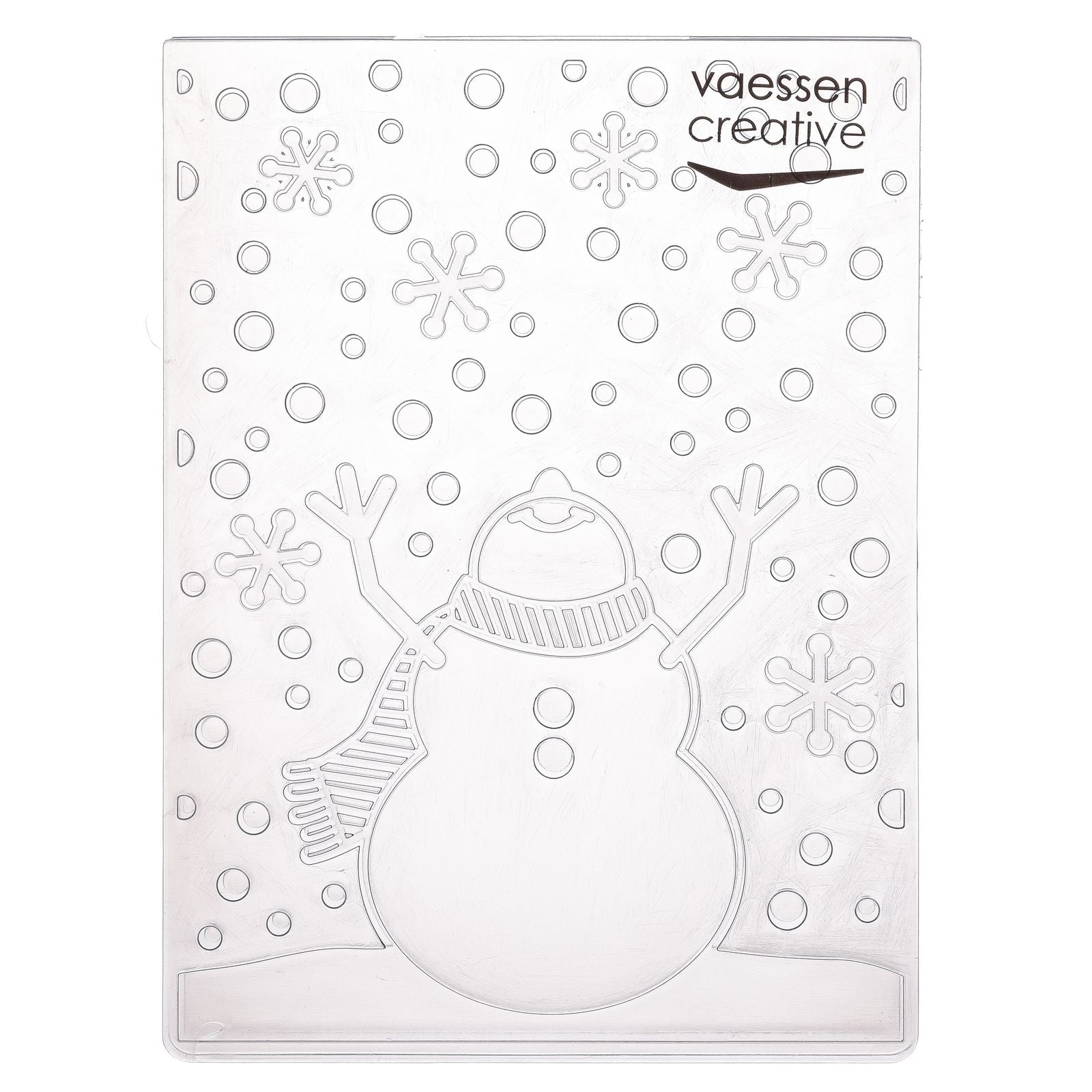 Vaessen creative • embossing folder sneeuwpop