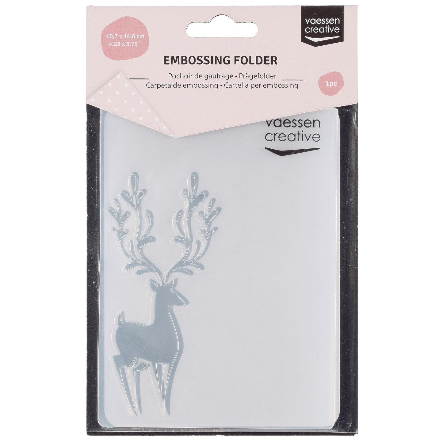 Vaessen creative • embossing folder rendier
