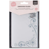 Vaessen creative • embossing folder sneeuwvlokken en sierkrul - afbeelding 1