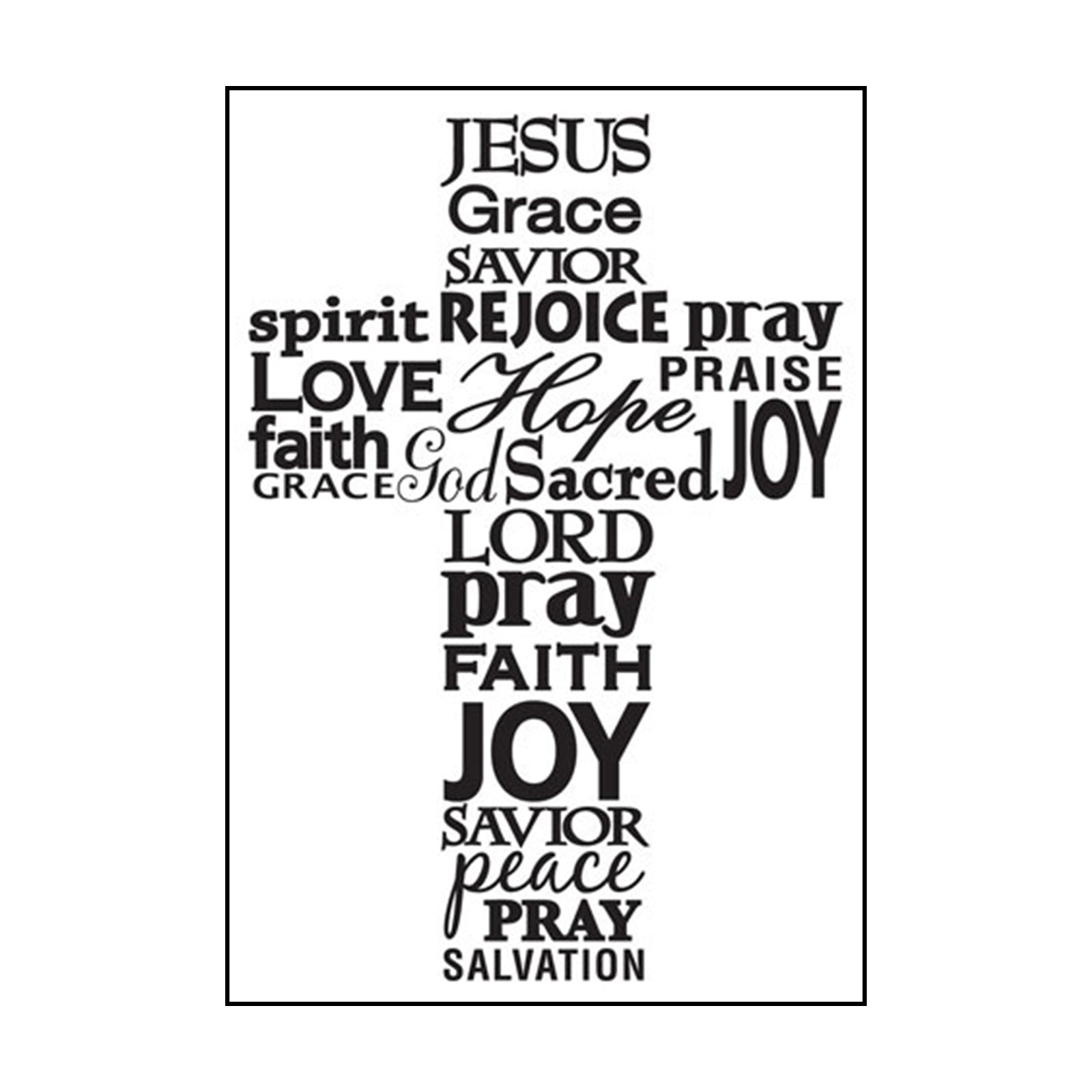 Vaessen creative • embossing folder cross