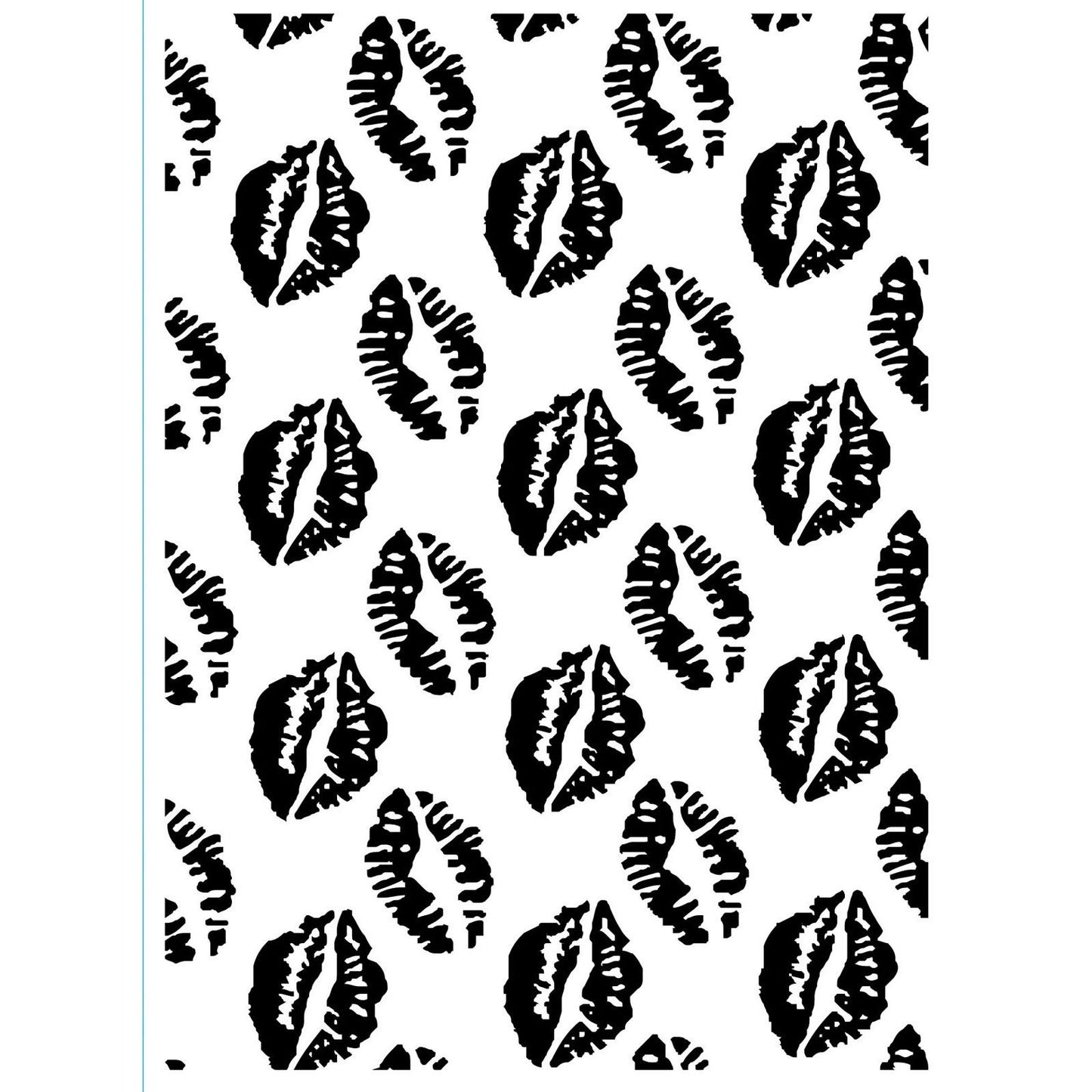 Vaessen creative • embossing folder kussende lippen