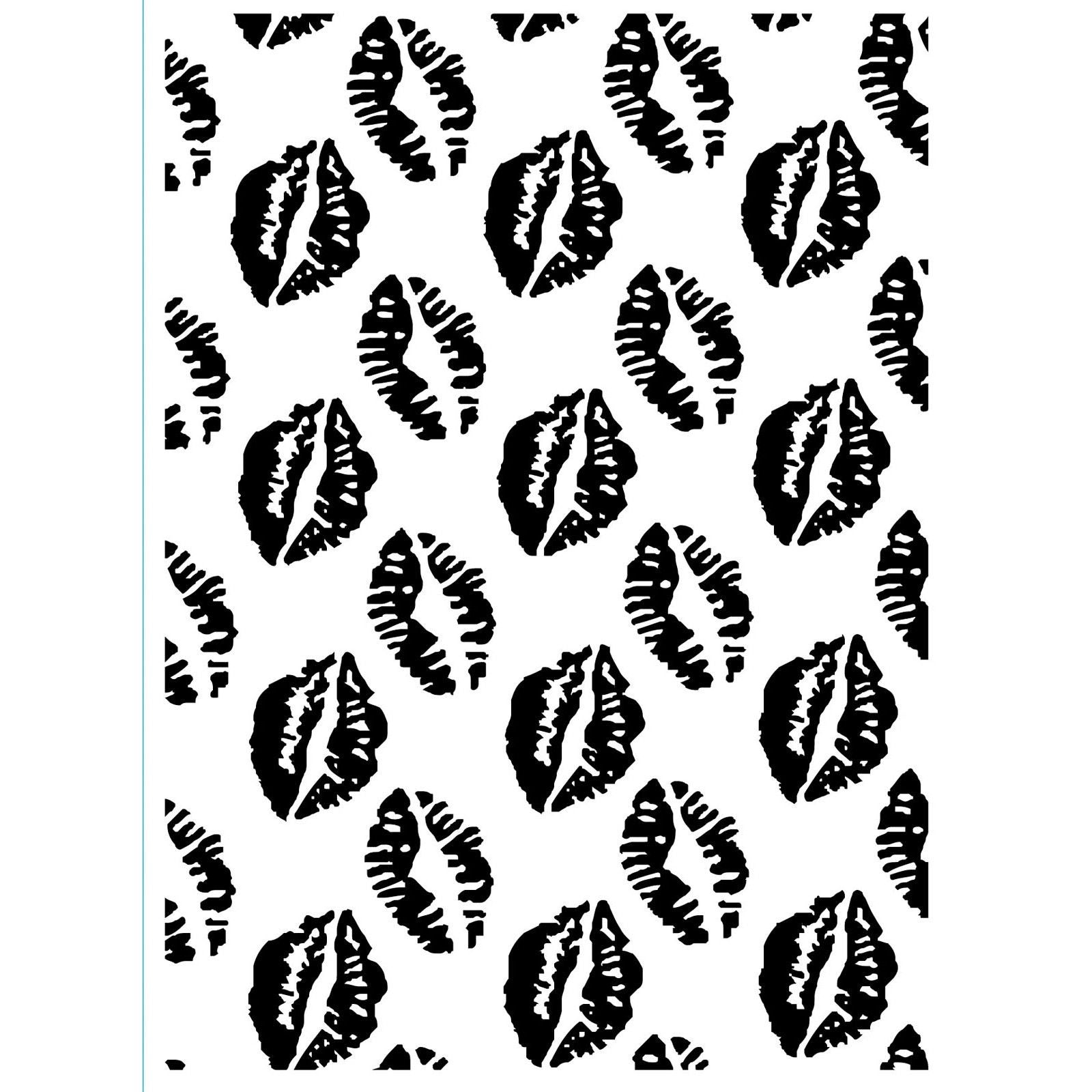 Vaessen creative • embossing folder kussende lippen
