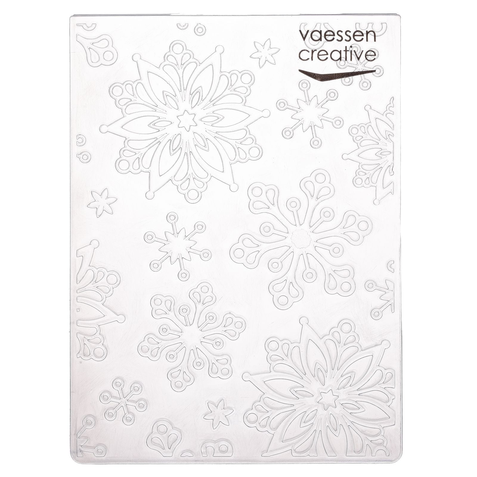 Vaessen creative • embossing folder grote sneeuwvlokken