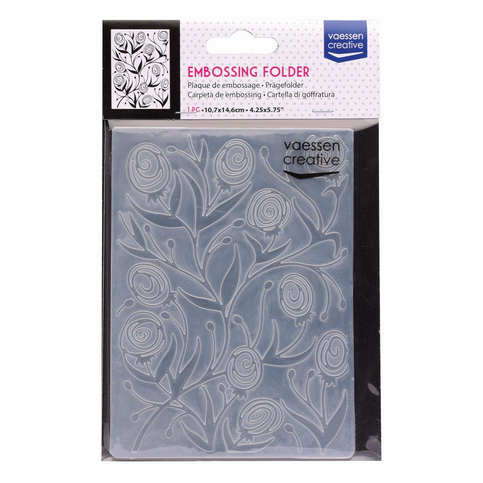 Vaessen creative • embossing folder ranonkel