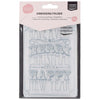 Vaessen creative • embossing folder christmas verse