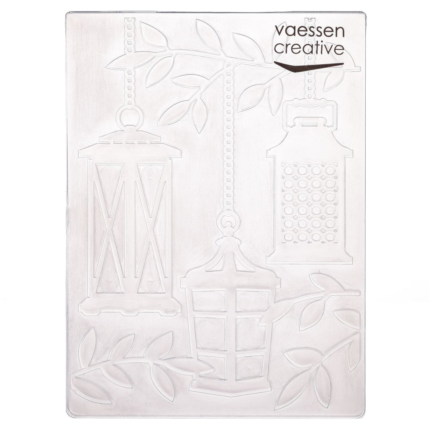 Vaessen creative • embossing folder lantaarns in boom