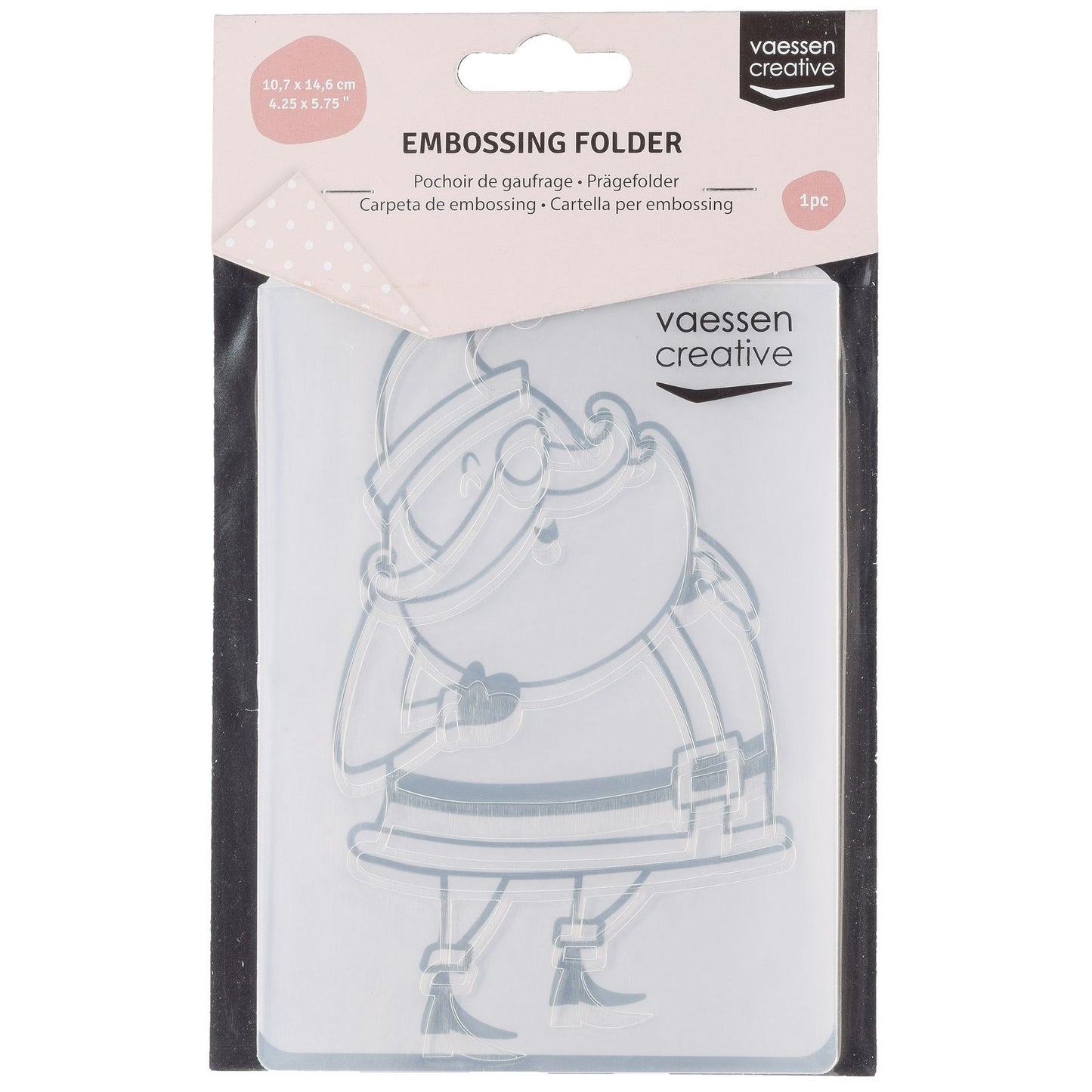 Vaessen creative • embossing folder kerstman