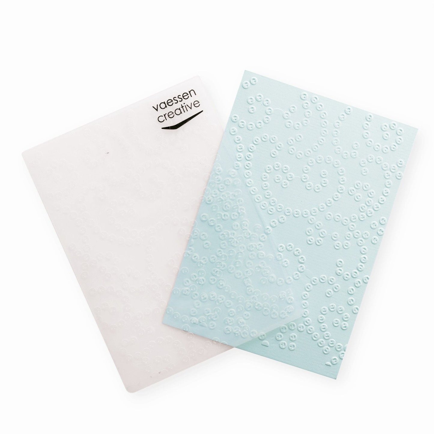 Vaessen creative • embossing folder strass steentjes