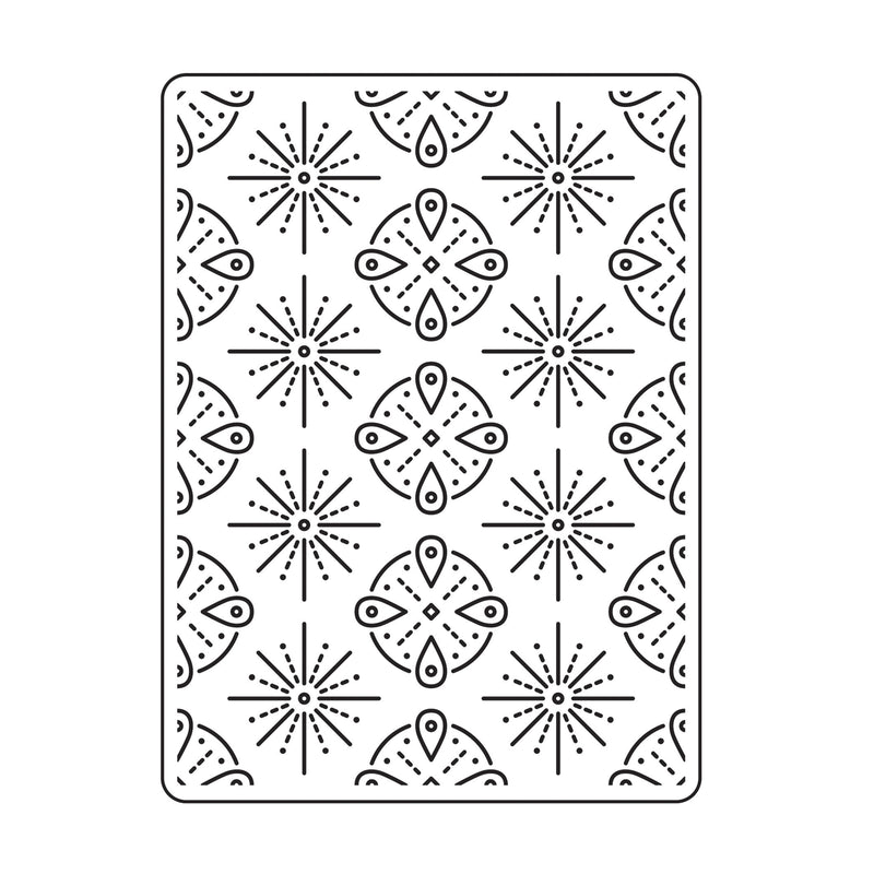 Vaessen creative • embossing folder tribal