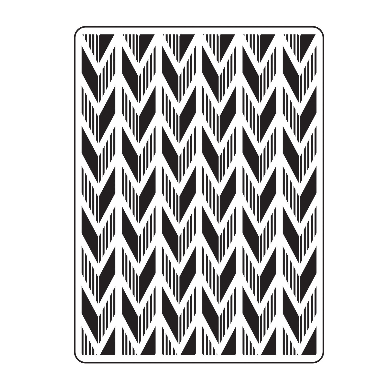 Vaessen creative • embossing folder pijl