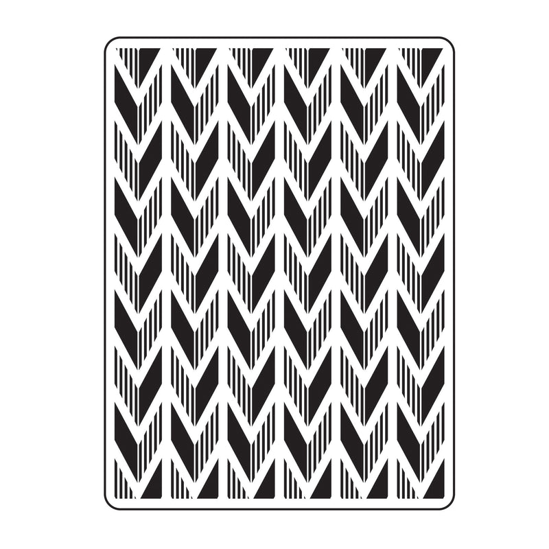 Vaessen creative • embossing folder pijl