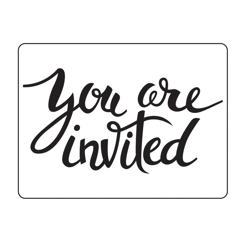 Vaessen creative • embossing folder you are invited