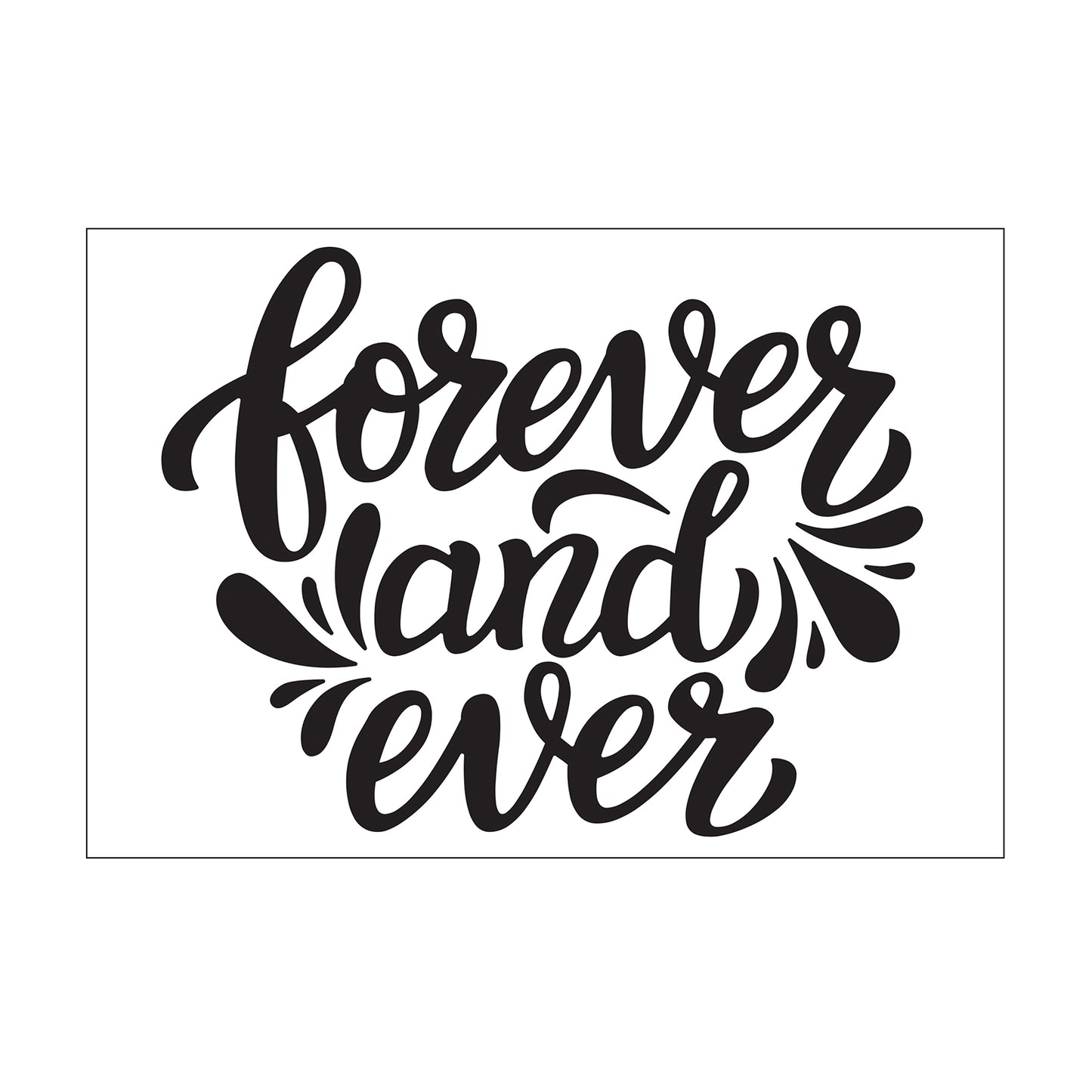 Vaessen creative • embossing folder forever ever