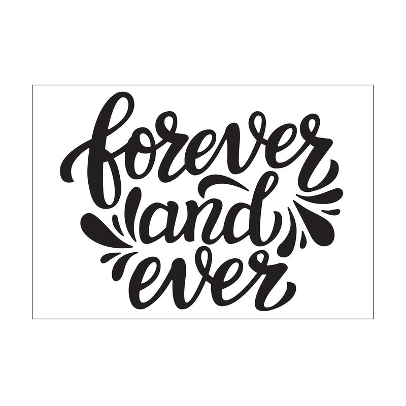Vaessen creative • embossing folder forever ever