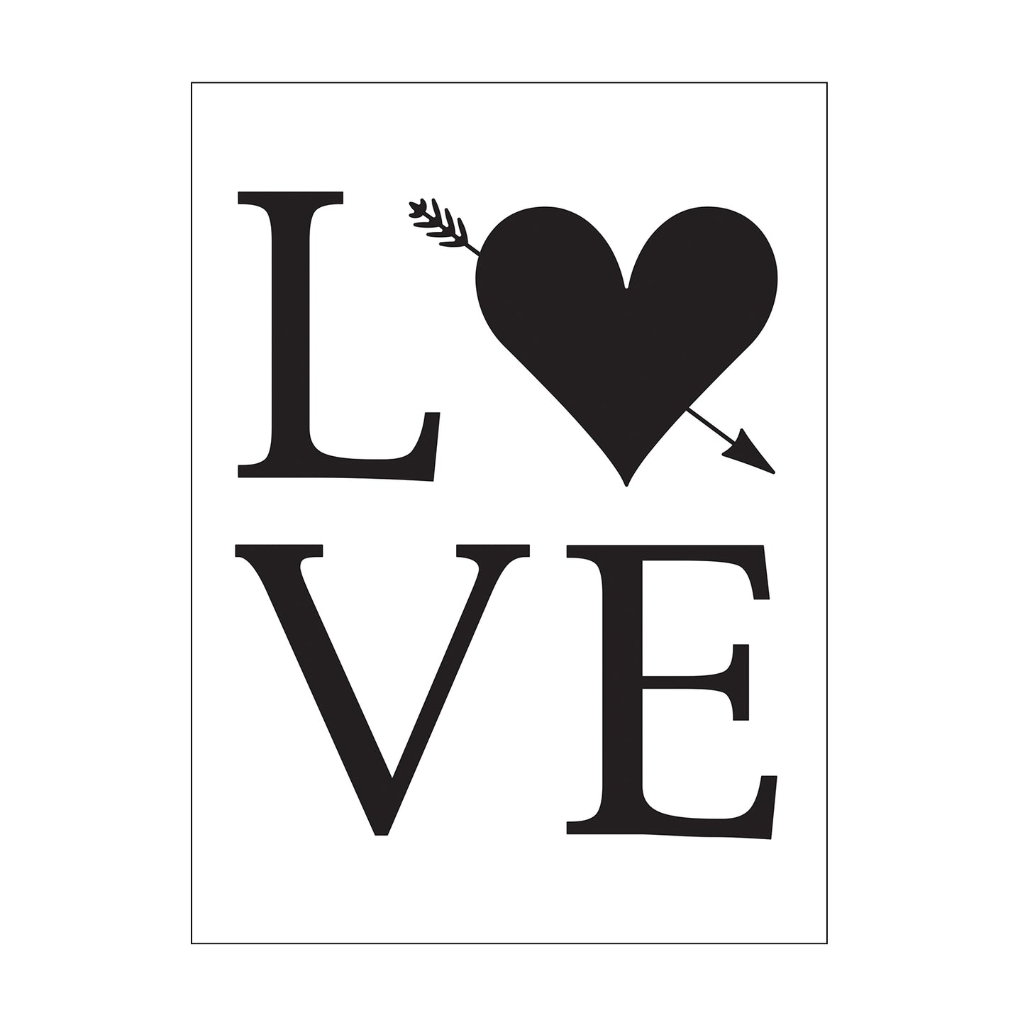 Vaessen creative • embossing folder love