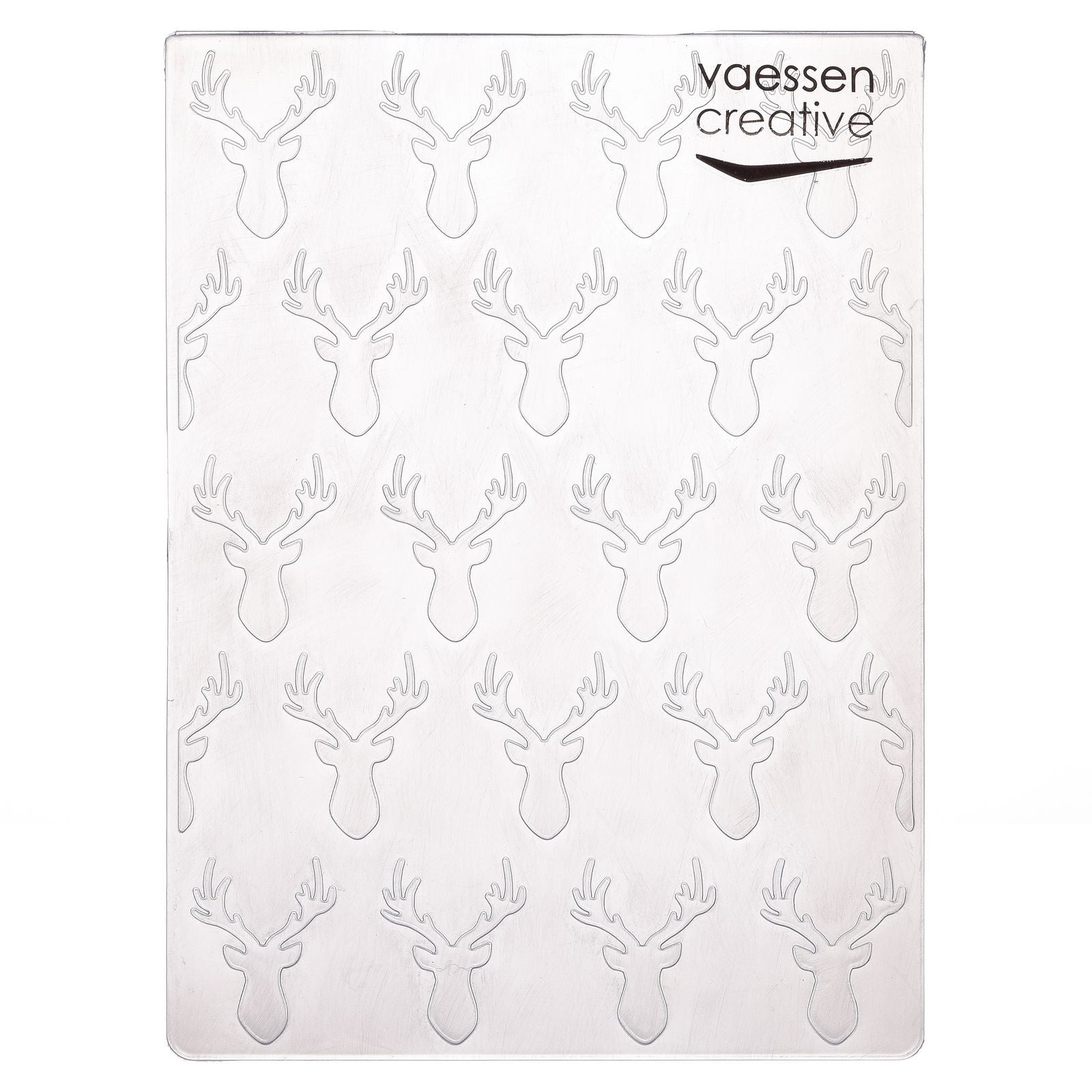 Vaessen creative • embossing folder hertenkoppen