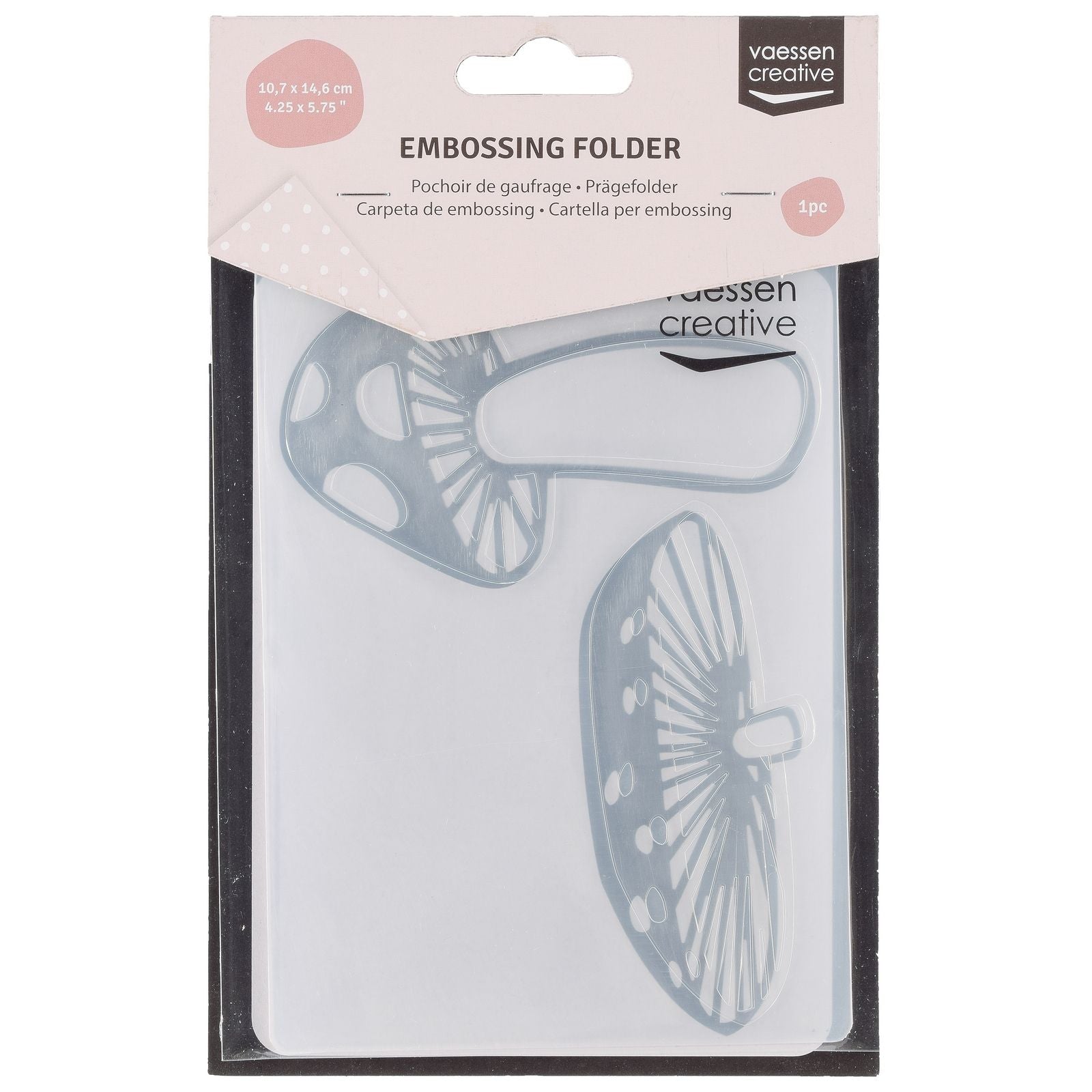 Vaessen creative • embossing folder paddestoelen
