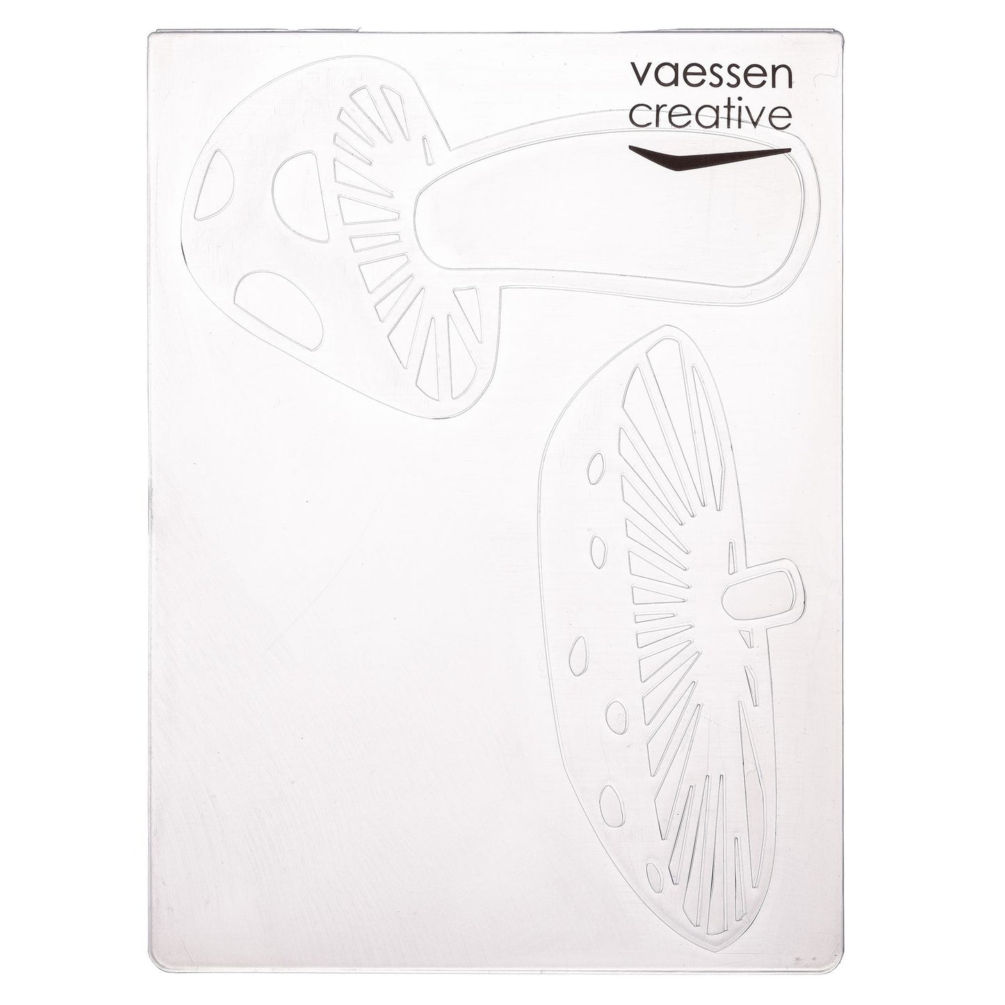Vaessen creative • embossing folder paddestoelen
