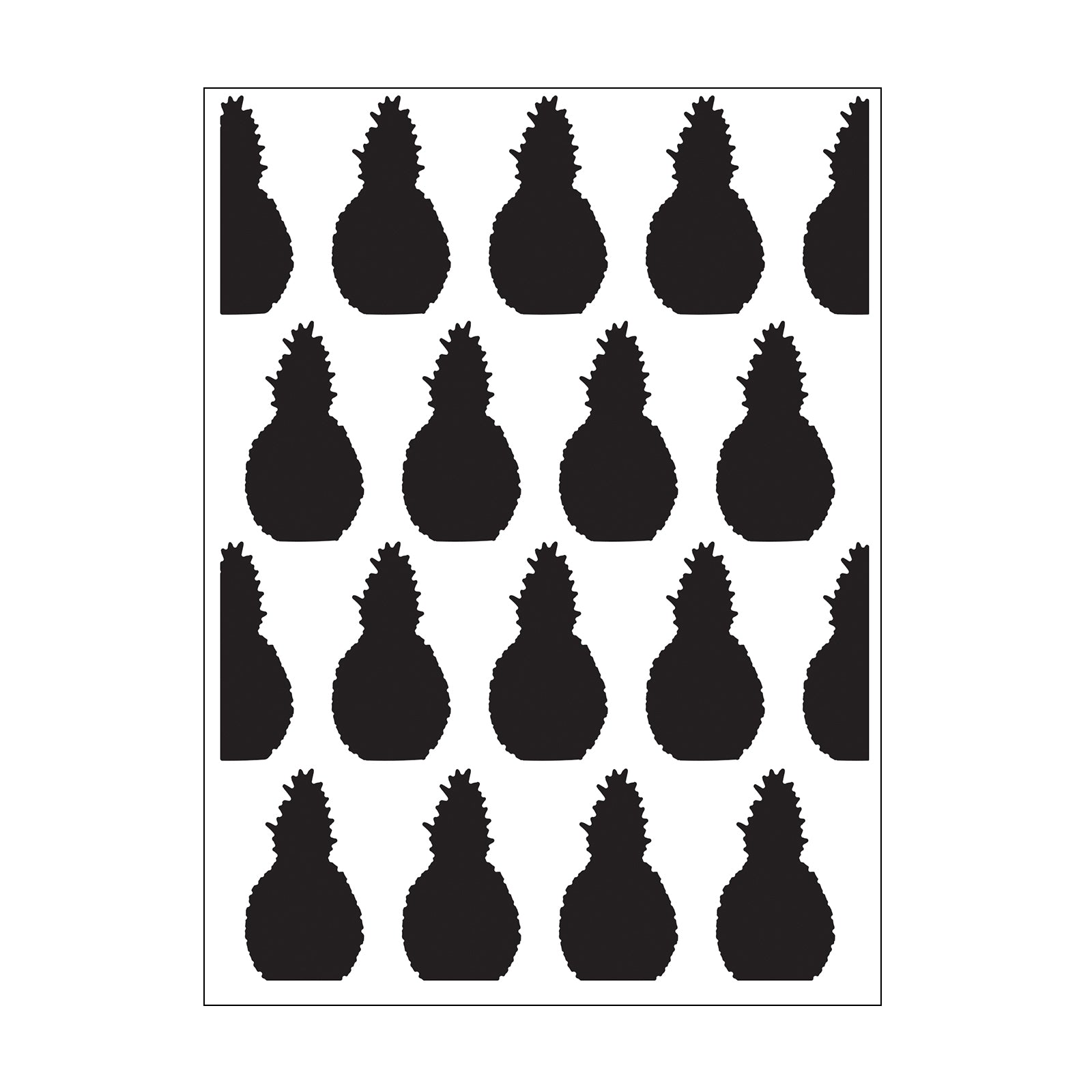 Vaessen creative • embossing folder ananas