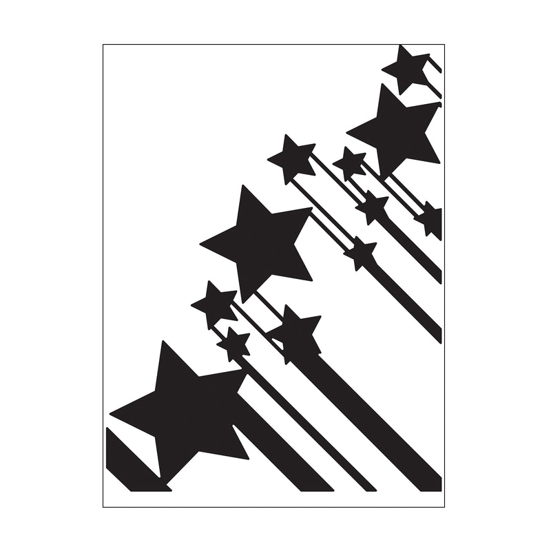 Vaessen creative • embossing folder vallende sterren
