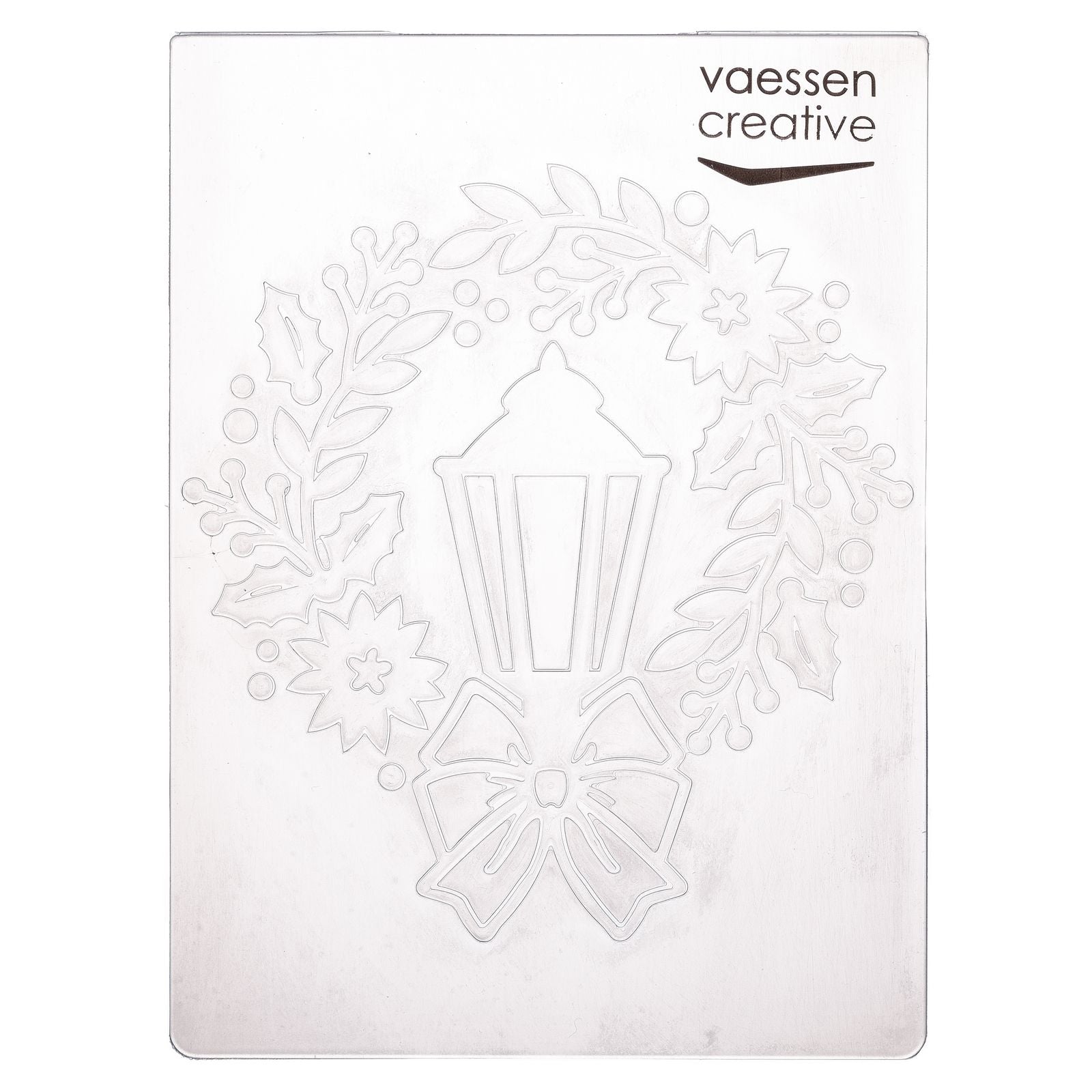 Vaessen creative • embossing folder lamp krans