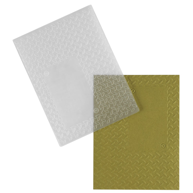 Vaessen creative • embossing folder ijzeren plaat